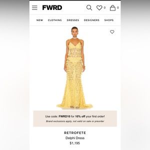 Retrofete delphi dress